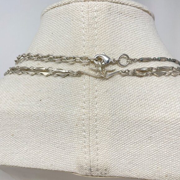 Stella & Dot Aurelia Mother Of‎ Pearl Necklace Set Convertible Reversible - Picture 11 of 11